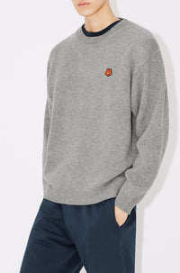 Pull brodé Boke Flower en laine - Pearl Grey