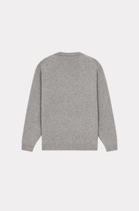 Pull brodé Boke Flower en laine - Pearl Grey