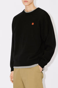Pull brodé Boke Flower en laine - Black