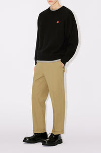 Pull brodé Boke Flower en laine - Black