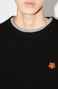 Pull brodé Boke Flower en laine - Black
