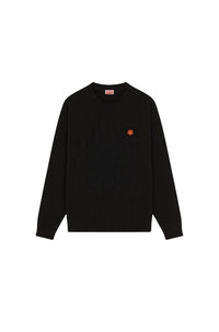 Pull brodé Boke Flower en laine - Black