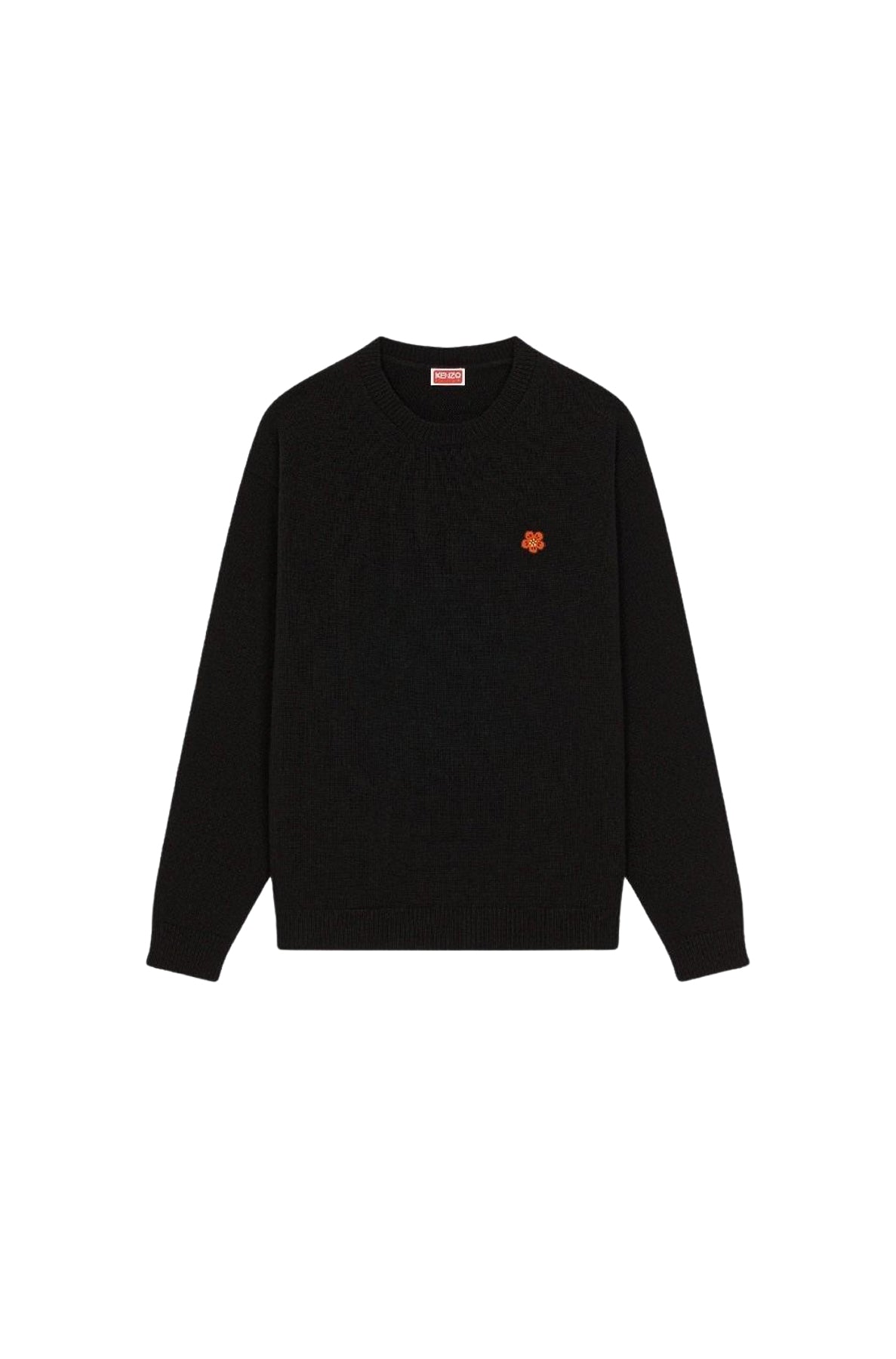 Pull brodé Boke Flower en laine - Black