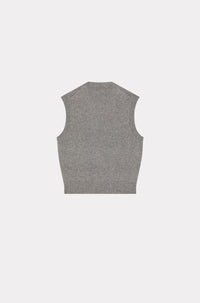 Pull brodé Boke Flower en laine - Pearl Grey