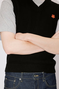Pull brodé Boke Flower en laine - Black