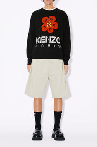 Pull Boke Flower en laine - Black