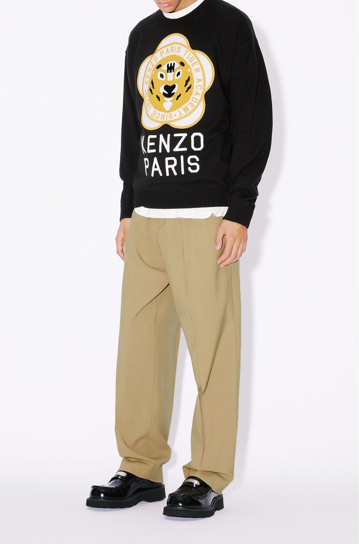 Kenzo Tiger Academy Wool Sweater - Black