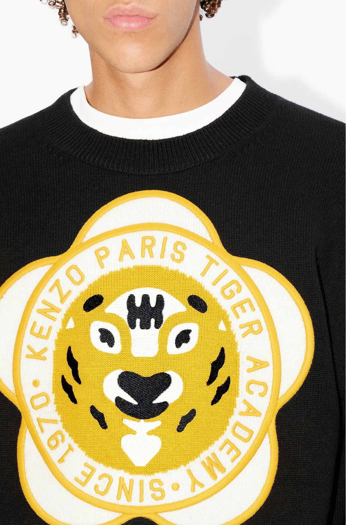 Kenzo Tiger Academy Wool Sweater - Black