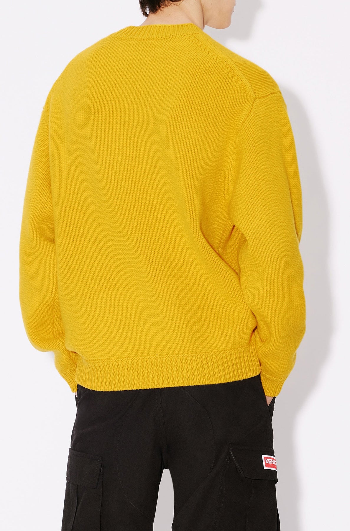 Kenzo Kingyo' embroidered jumper in wool - Honey