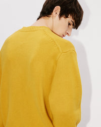Kenzo Kingyo' embroidered jumper in wool - Honey