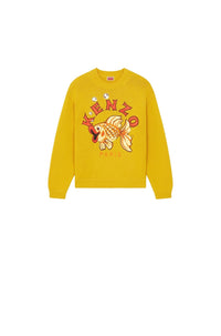 Kenzo Kingyo' embroidered jumper in wool - Honey