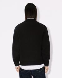 Pull brodé "Kenzo Kingyo" en laine - Black