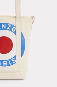 Tote bag Kenzo Target Large - Ecru