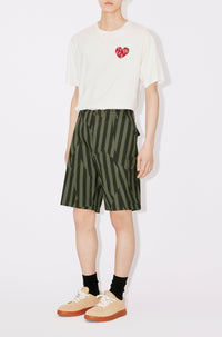 Short cargo "Kenzo Dazzle Stripe" - Sage Green