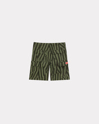 Short cargo "Kenzo Dazzle Stripe" - Sage Green