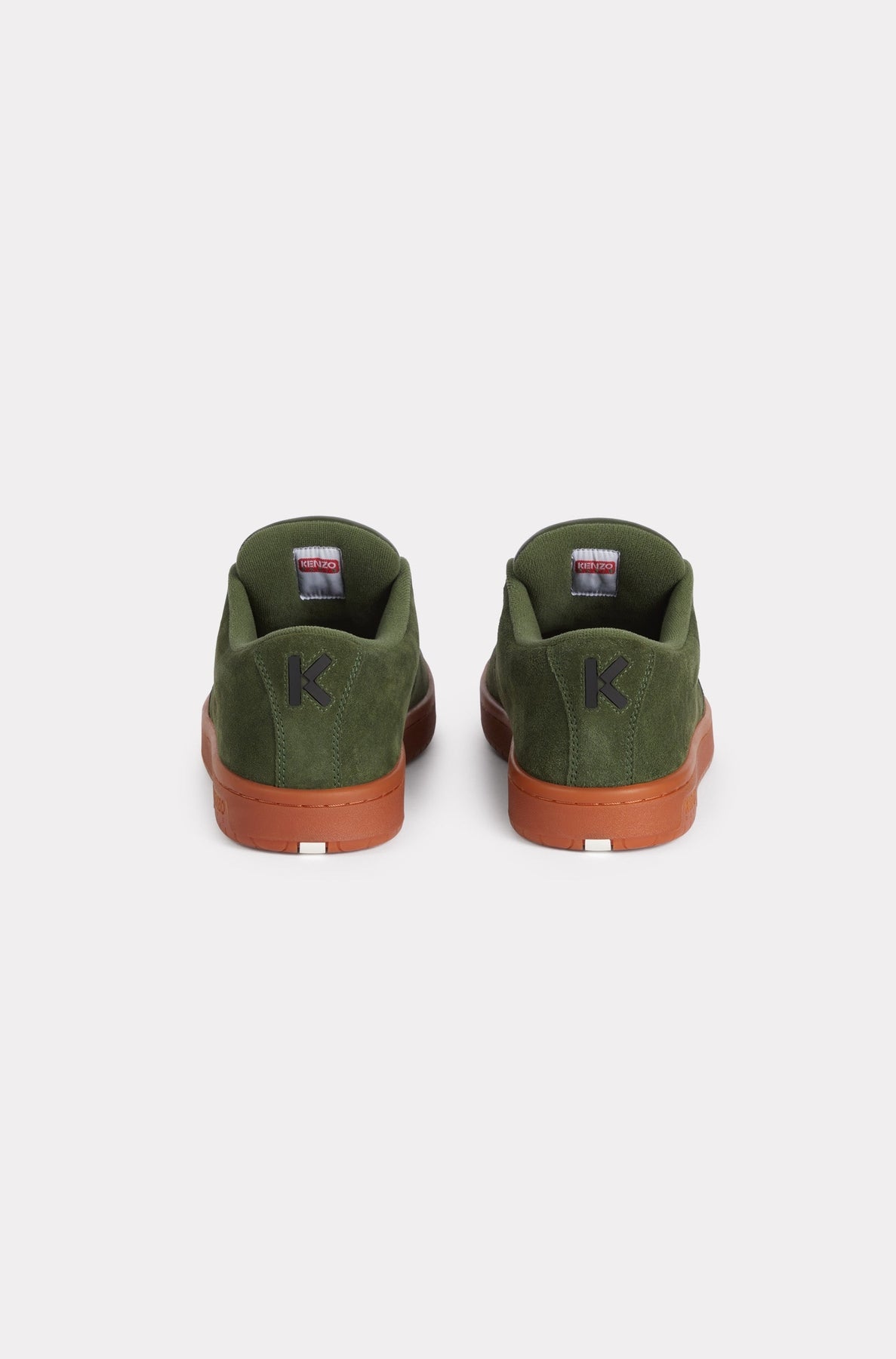 Kenzo-Dome leather trainers - Dark Khaki