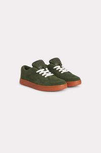 Kenzo-Dome leather trainers - Dark Khaki