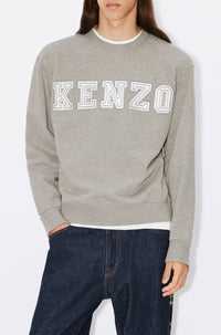 Kenzo Academy" embroidered sweatshirt - Pearl Grey