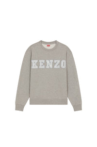 Kenzo Academy" embroidered sweatshirt - Pearl Grey