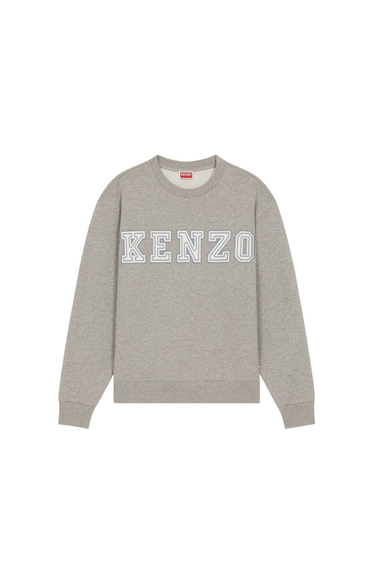Kenzo Academy" embroidered sweatshirt - Pearl Grey