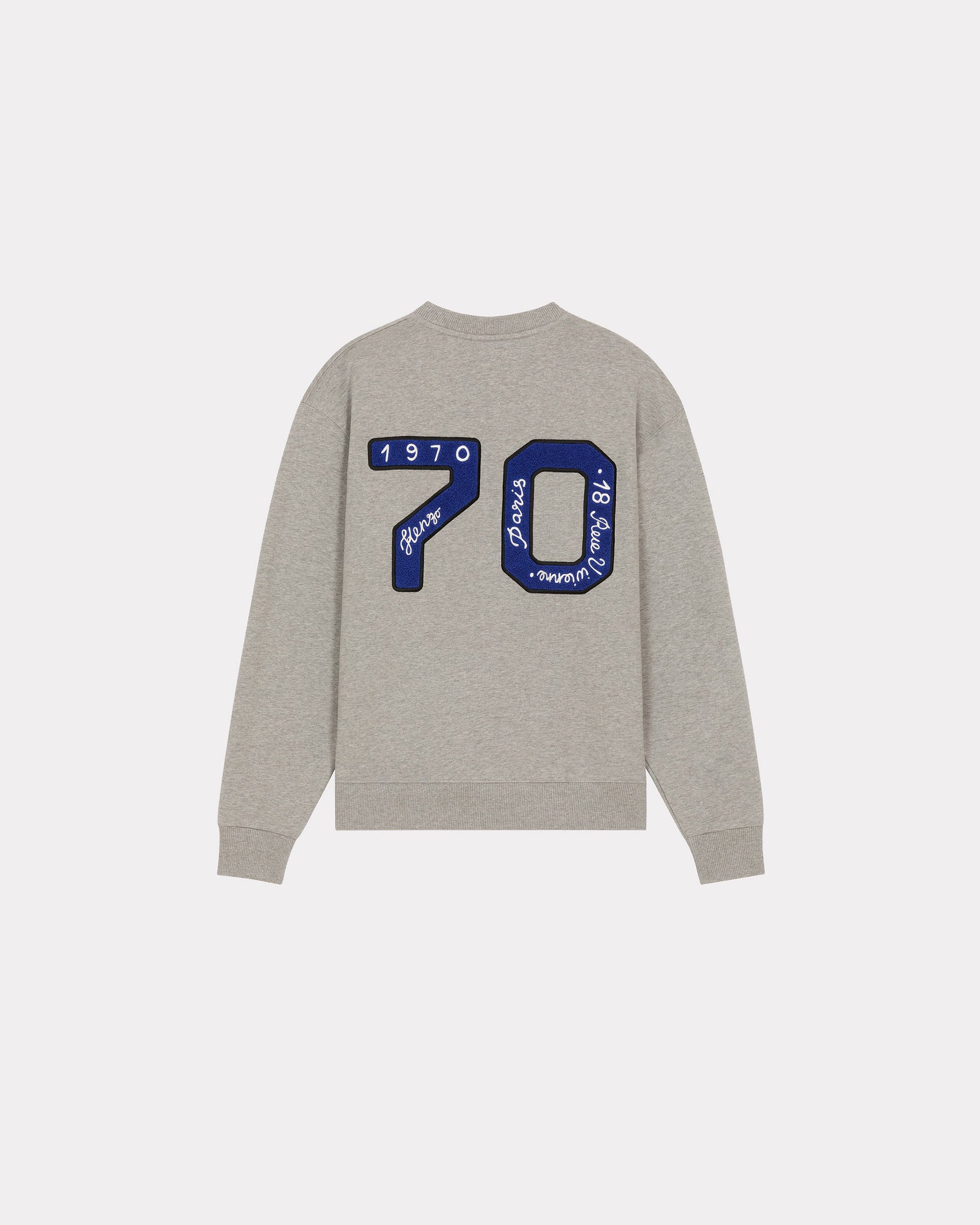 Kenzo Academy" embroidered sweatshirt - Pearl Grey