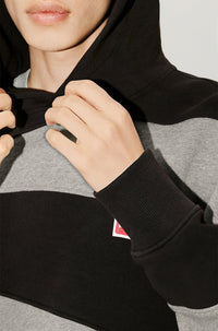 Sweatshirt oversize à capuche Kenzo "Dazzle Stripe" - Black