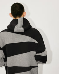 Sweatshirt oversize à capuche Kenzo "Dazzle Stripe" - Black