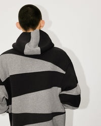Dazzle Stripe Oversize Hoodie