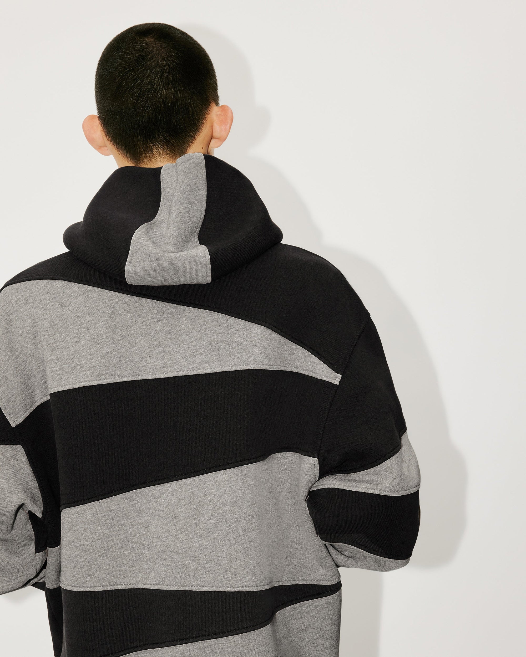 Dazzle Stripe Oversize Hoodie