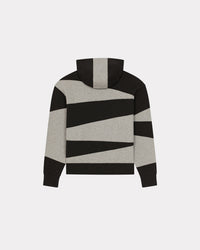 Sweatshirt oversize à capuche Kenzo "Dazzle Stripe" - Black