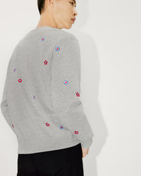 Kenzo Target' embroidered sweatshirt - Pearl Grey