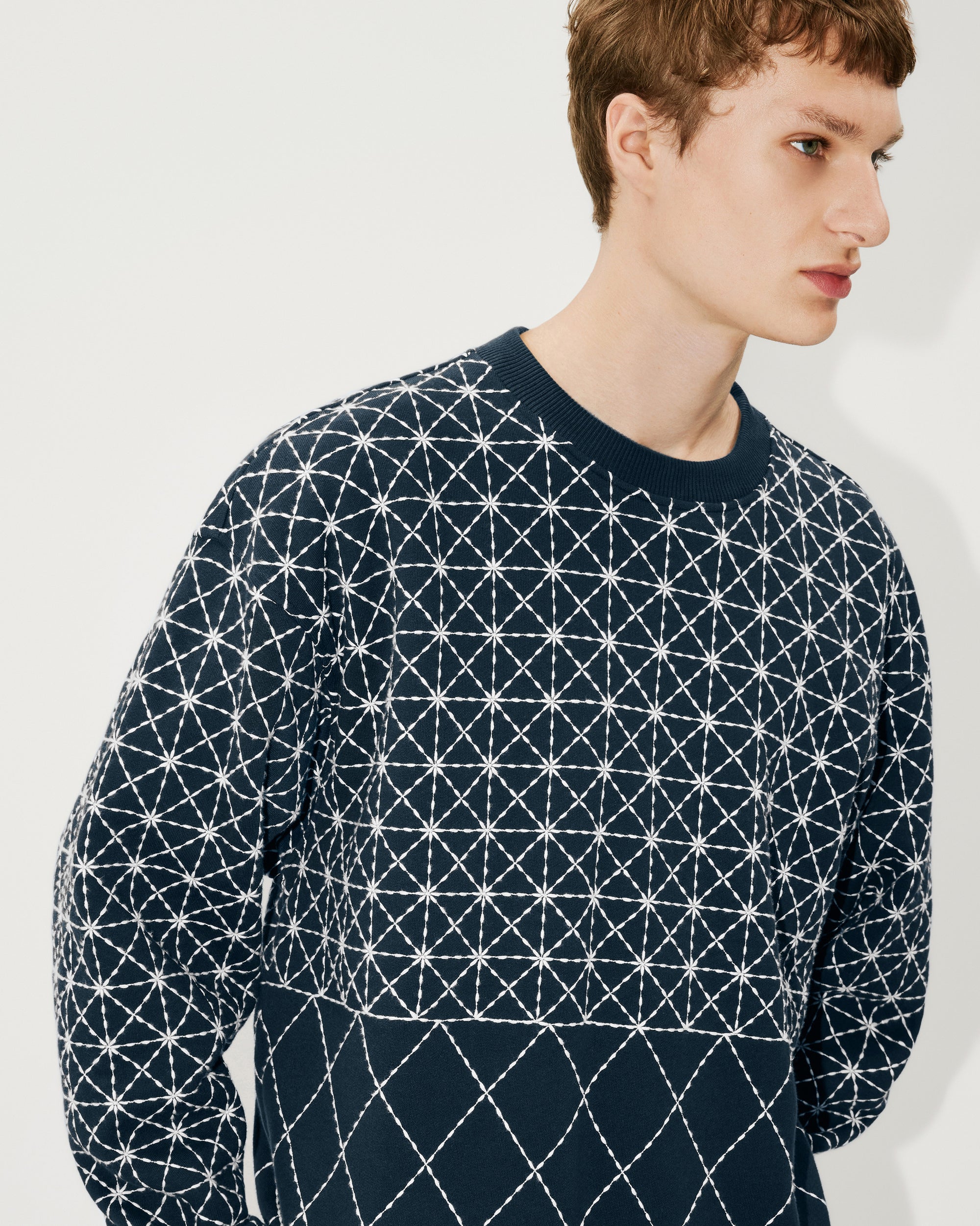 Sashiko Stitch Oversize Sw