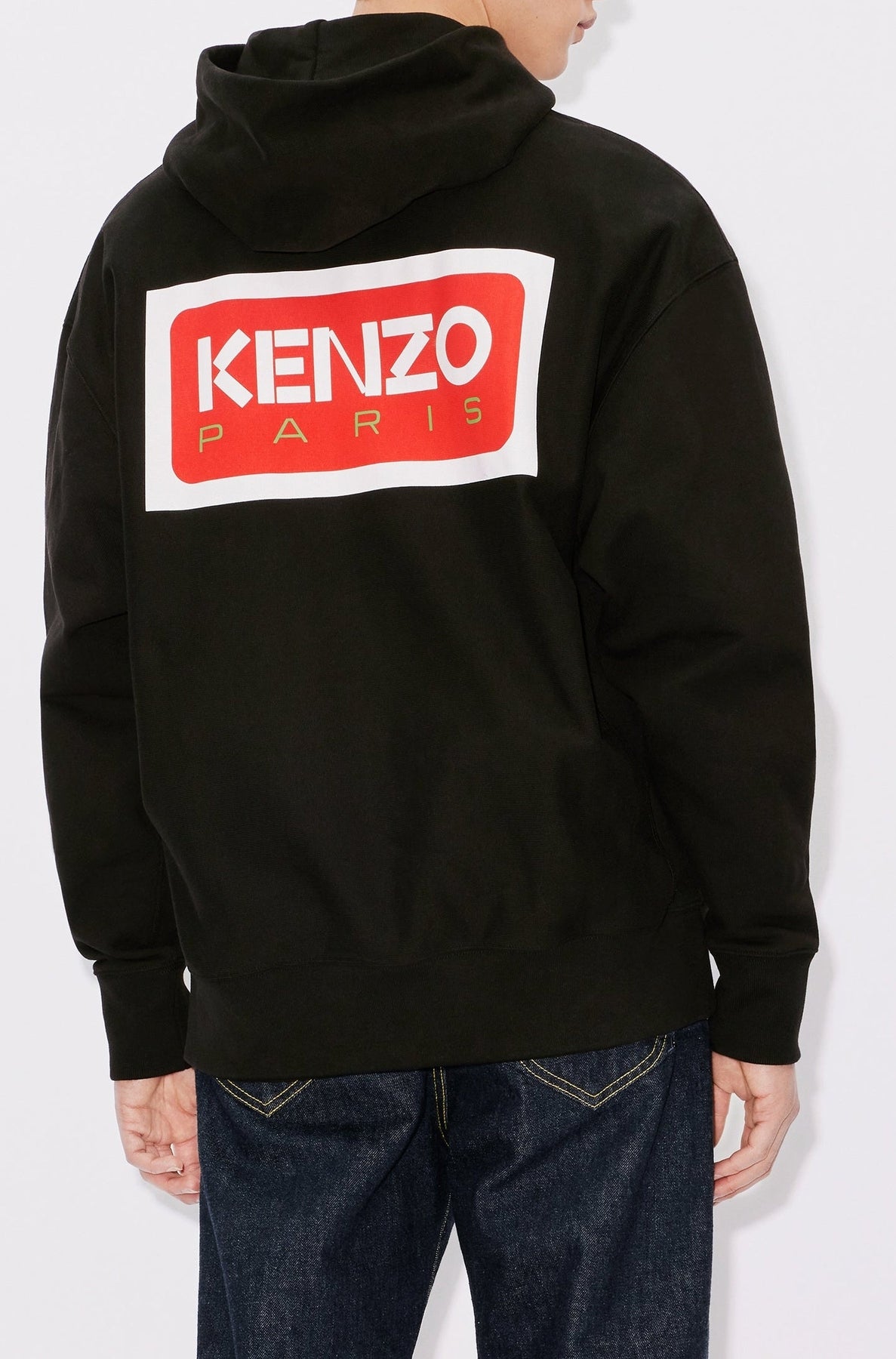 Sweatshirt oversize à capuche Kenzo Paris - Black