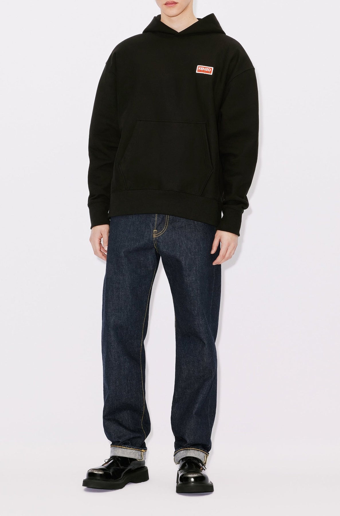 Sweatshirt oversize à capuche Kenzo Paris - Black