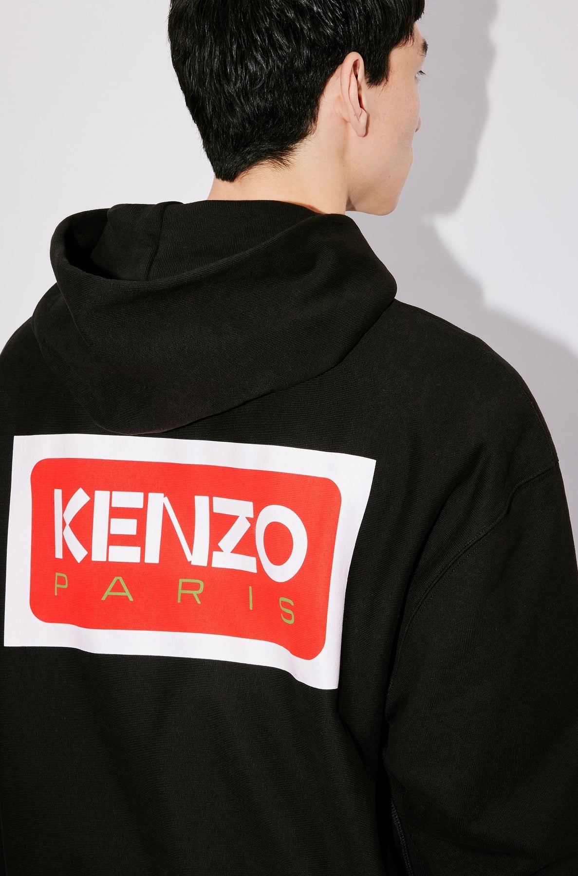 Sweatshirt oversize à capuche Kenzo Paris - Black