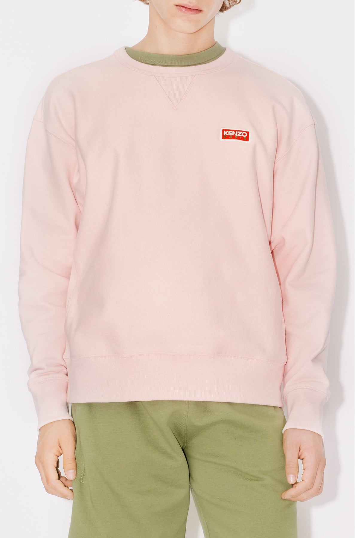 Sweatshirt oversize "Kenzo Paris" - Faded Pink