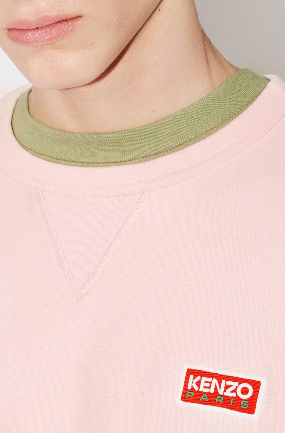 Sweatshirt oversize "Kenzo Paris" - Faded Pink