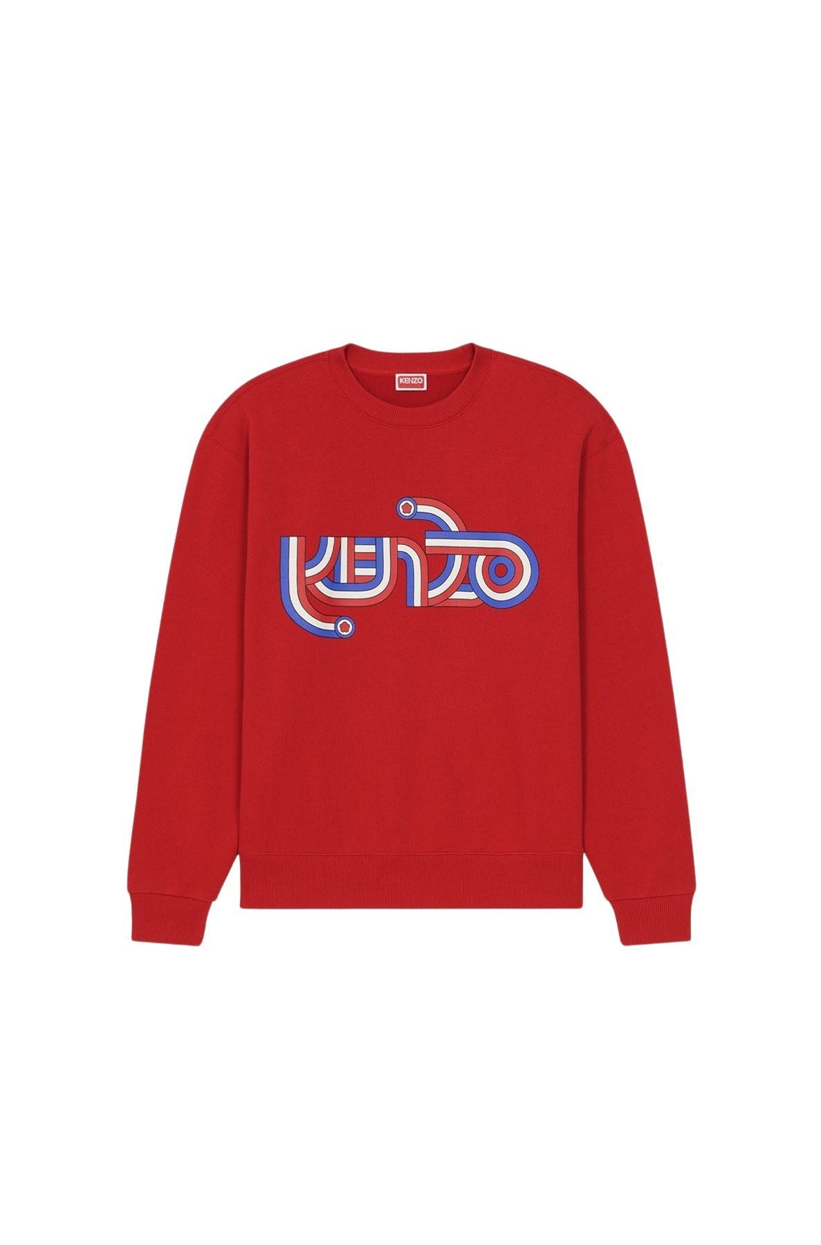 Sweatshirt oversize "Kenzo Target" - Cherry