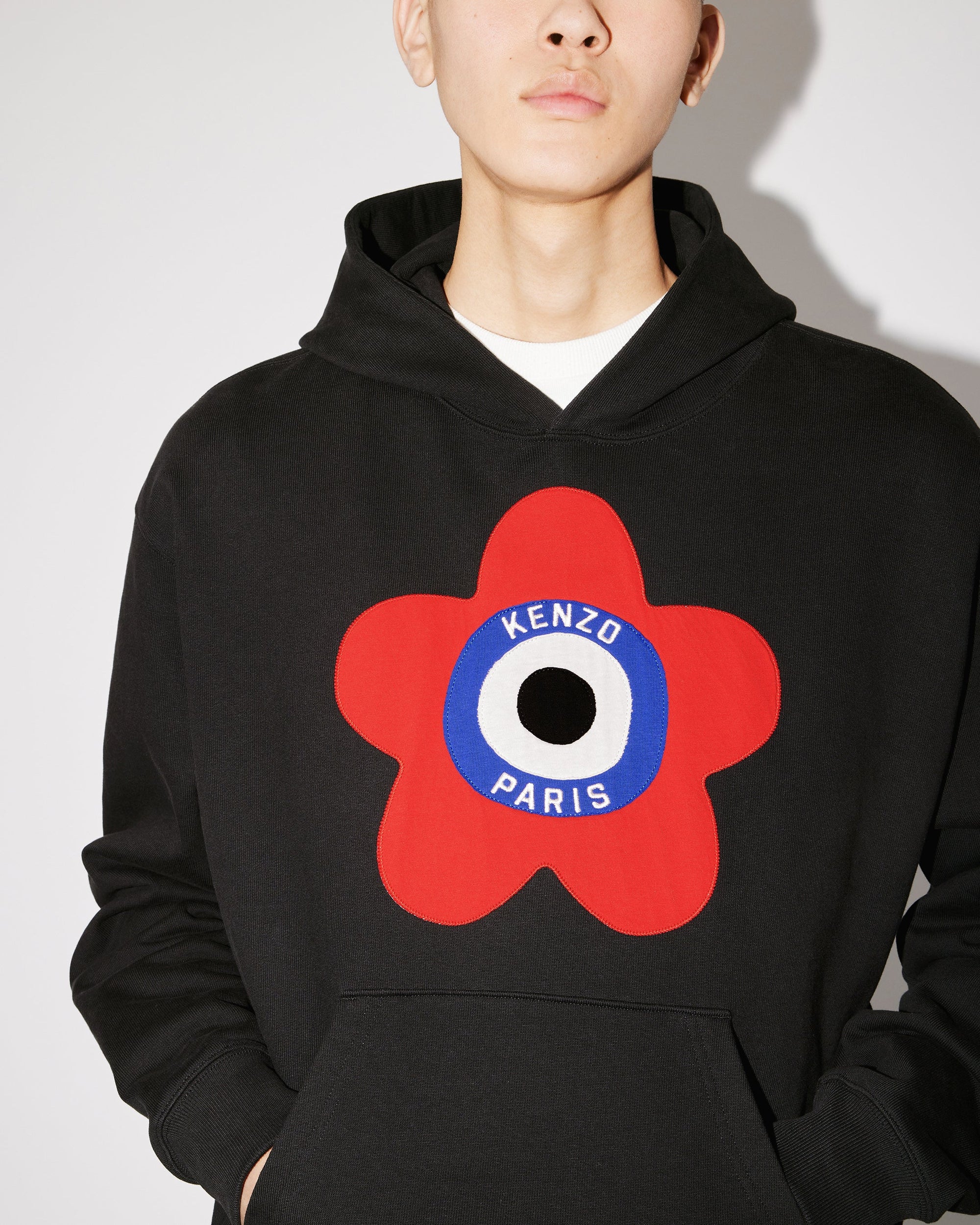 Sweatshirt oversize à capuche "Kenzo Target" - Black