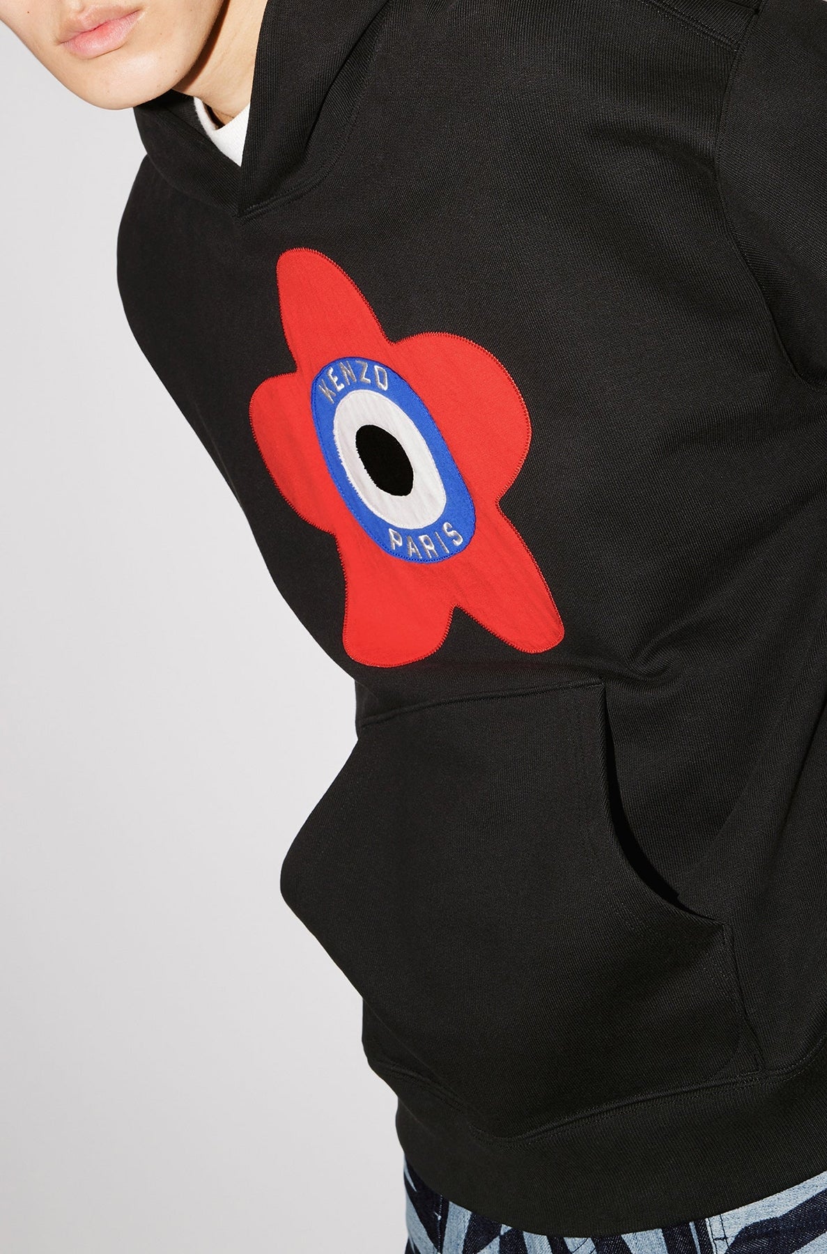 Sweatshirt oversize à capuche "Kenzo Target" - Black