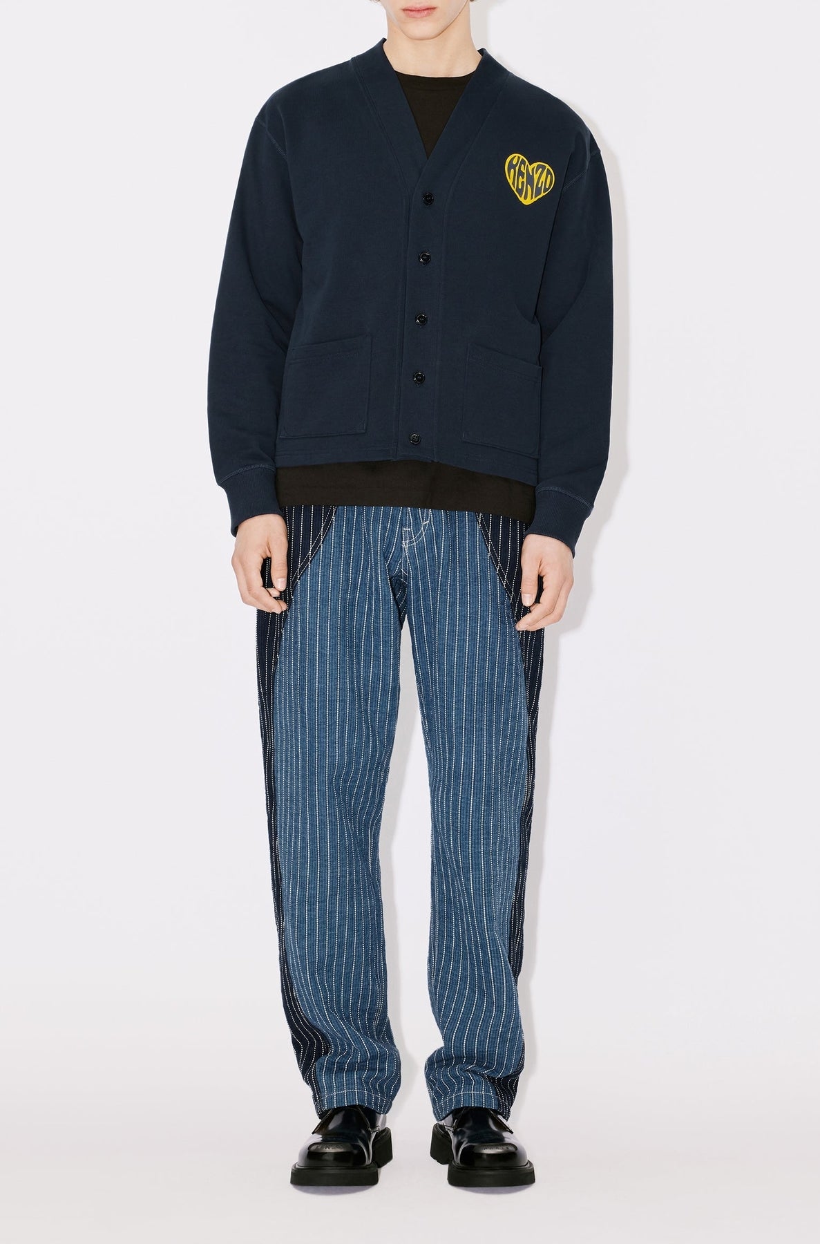 Cardigan "Kenzo Heart" - Midnight Blue