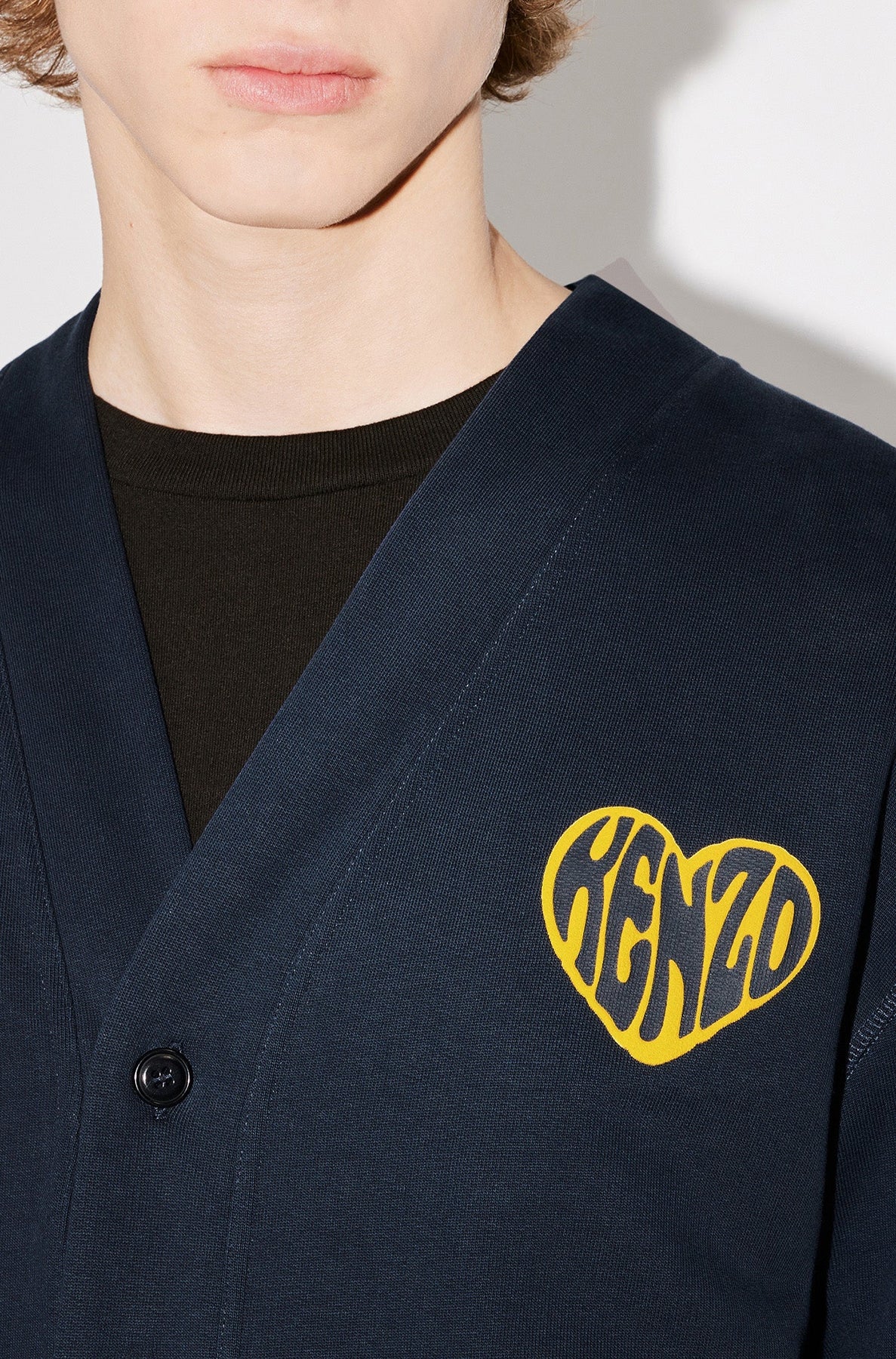 Cardigan "Kenzo Heart" - Midnight Blue