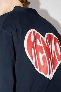 Cardigan "Kenzo Heart" - Midnight Blue