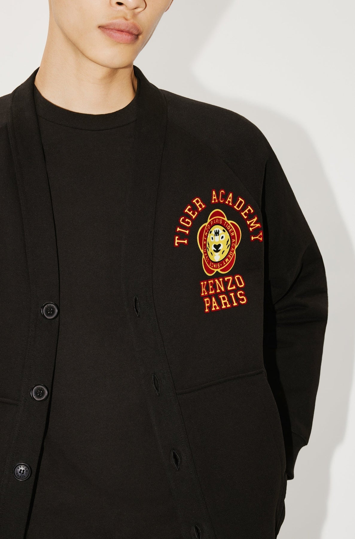 Cardigan Kenzo Tiger Academy - Black