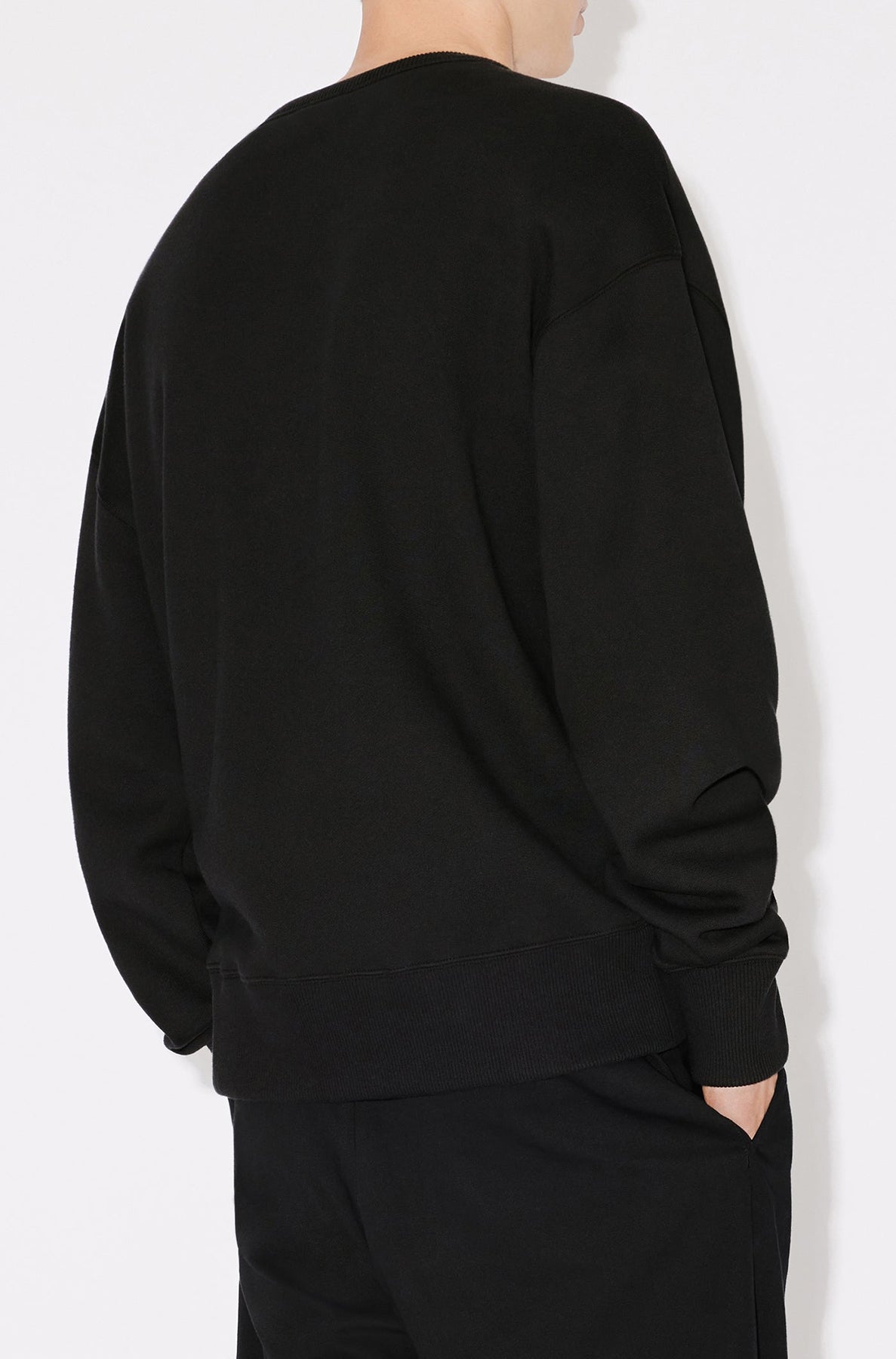 Sweatshirt oversize brodé "Kenzo Archive Logo" - Black
