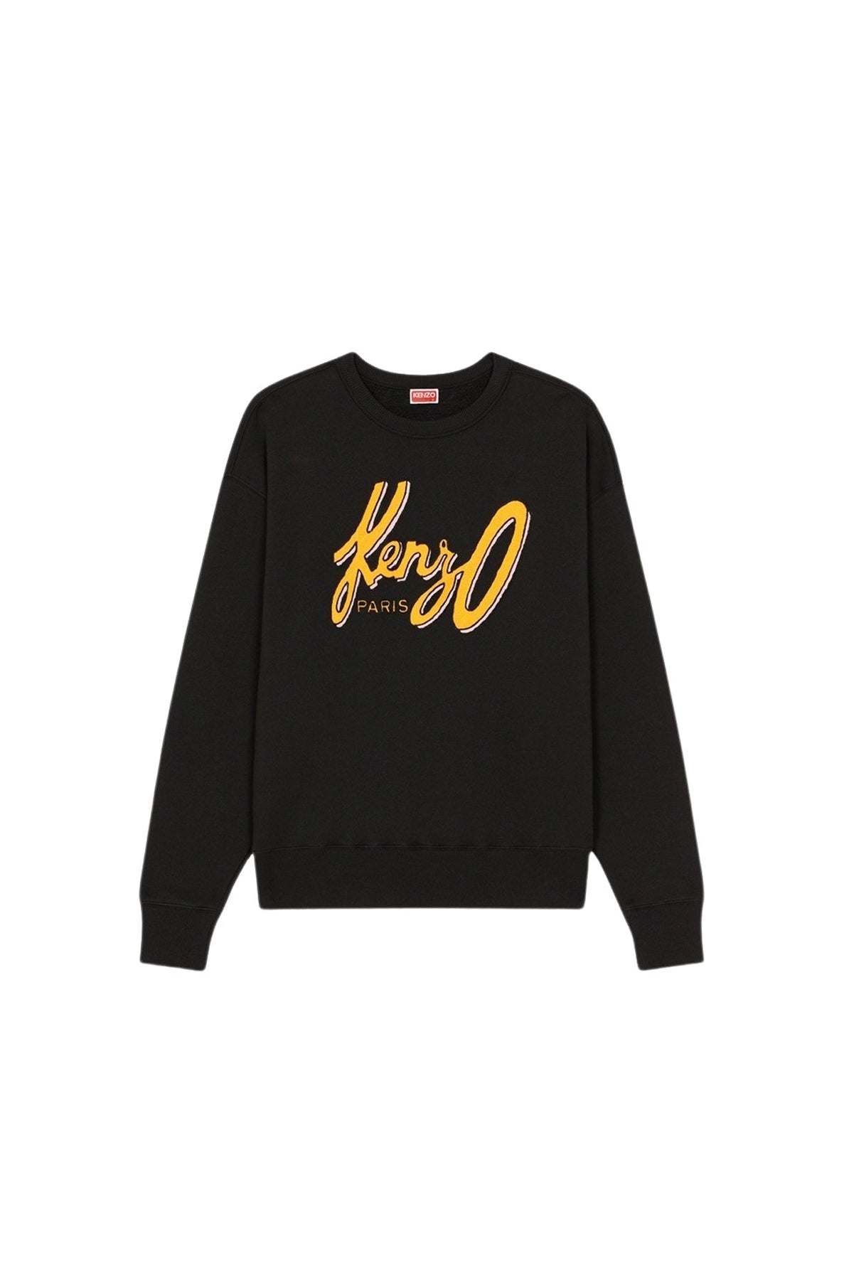 Sweatshirt oversize brodé "Kenzo Archive Logo" - Black