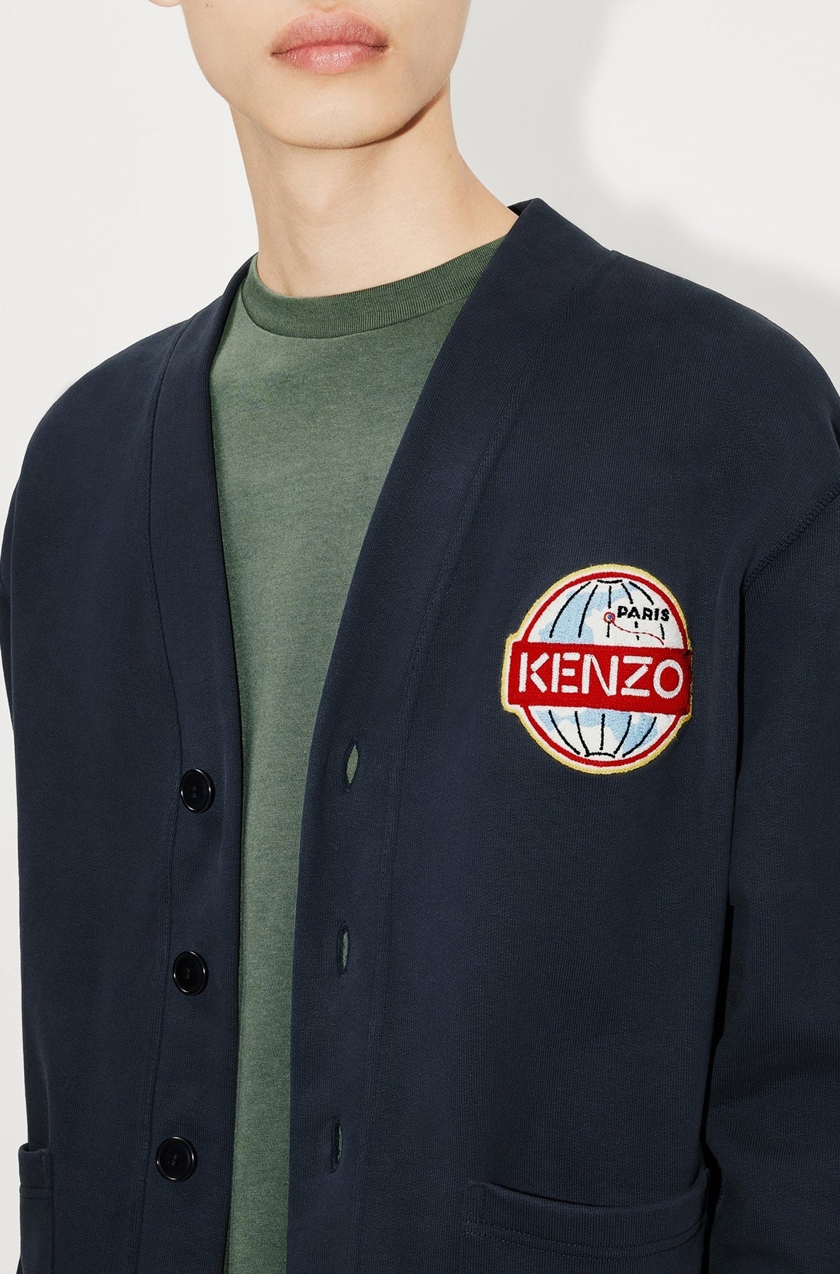 Cardigan "Kenzo Globe" - Midnight Blue