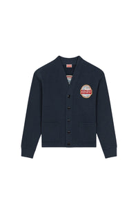 Cardigan Kenzo Globe - Midnight Blue