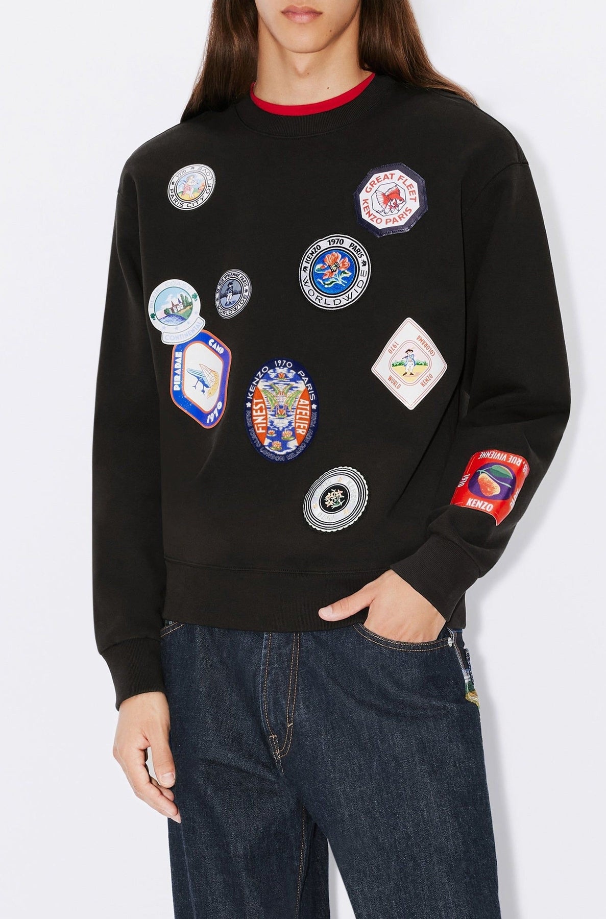 Sweatshirt Kenzo Travel - Black