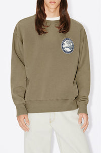 Kenzo Tiger Patch Oversized Sweatshirt - Taupe